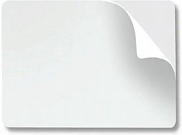 Main image of ADHESIVE STICKI BACK CARDS,FOR USE WITH ALL PRINTERS, 10MIL