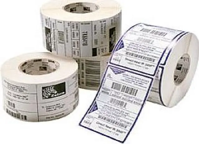 Main image of Zebra 10010244 4 x1" Z-Perform 2000T Labels - 1 Case (4 Rolls)