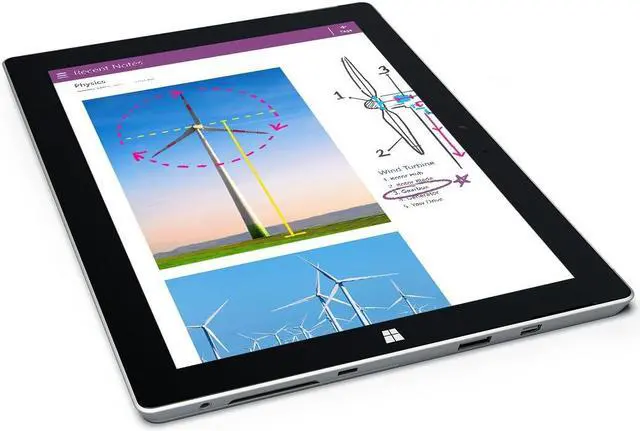 Alt view image 5 of 5 - Microsoft Surface 3 (7G5-00001) - 10.8" 2GB, 64GB Wi-Fi Silver Grade A