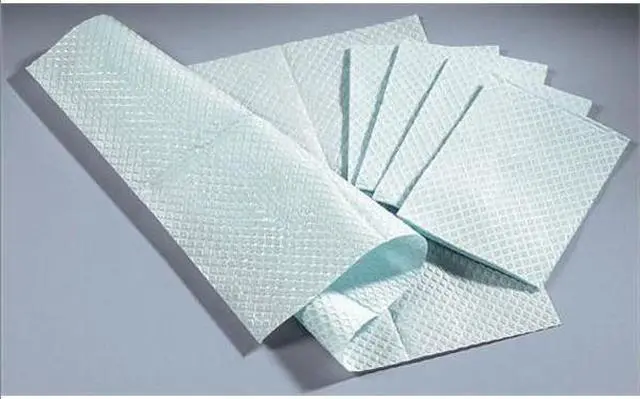 Alt view image 2 of 7 - Medline NON24356W 2-Ply Tissue/Poly Professional Towels,White Case Of 500 EA