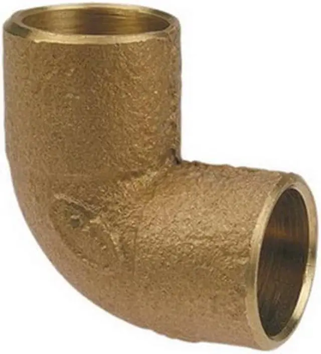 Main image of Nibco 707R Cast Bronze Close Rough Copper Elbow, 1-1/4" x 3/4"