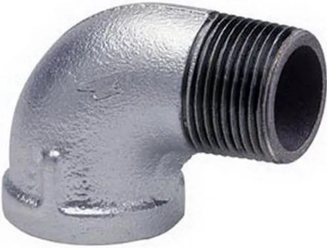 Main image of Anvil 1103 Galvanized Malleable Iron Straight Street Elbow, 3/4"
