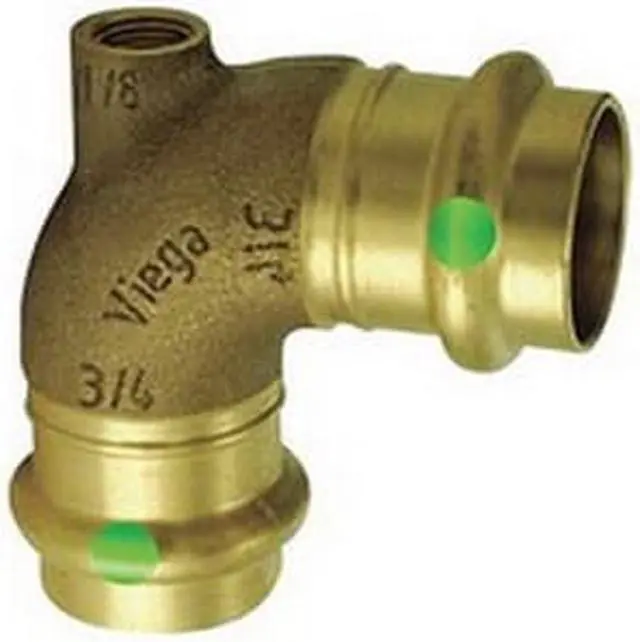 Alt view image 2 of 4 - VIEGA 79640 Viega ProPress vent elbow, 3/4" x 3/4" x 1/8"