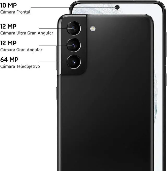 Alt view image 2 of 5 - Samsung Galaxy S21+ 5G 128GB Phantom Black T-Mobile Locked Grade A