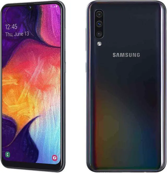 Alt view image 2 of 4 - Samsung Galaxy A50 A505U 64GB GSM Unlocked Black Grade B