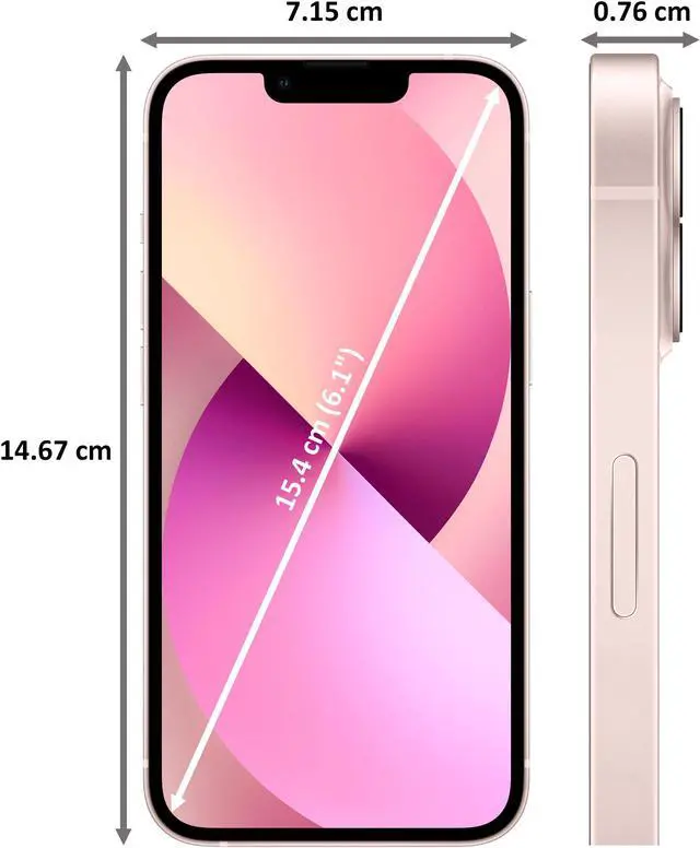 Alt view image 3 of 4 - Apple iPhone 13 128GB Fully Unlocked  Pink Grade A