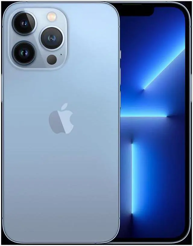 Alt view image 2 of 3 - Apple iPhone 13 Pro 128GB Fully Unlocked Sierra Blue Grade A