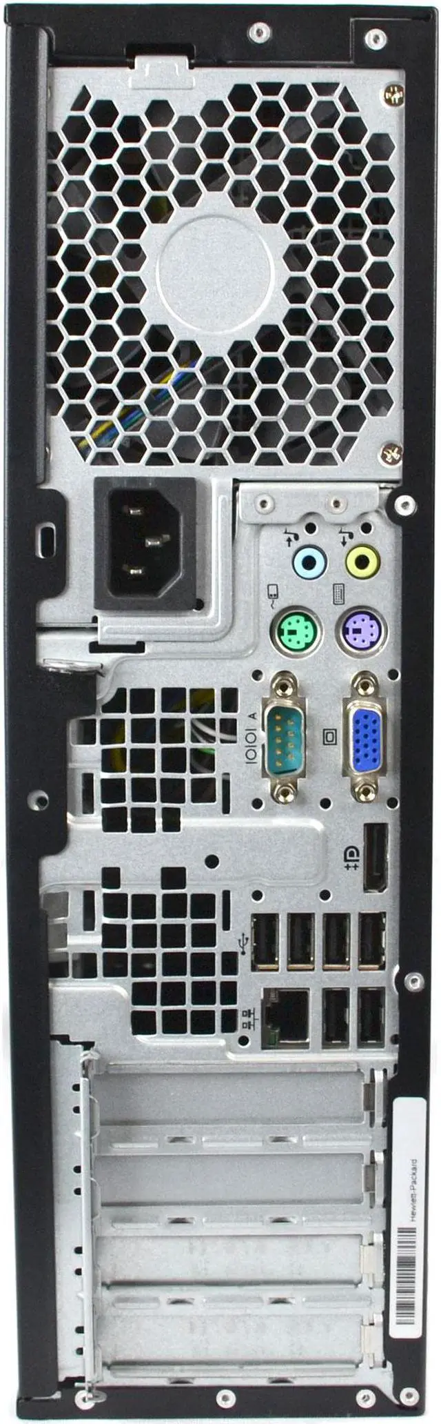 Alt view image 4 of 4 - HP Black Compaq 8100 Desktop Intel i5 Dual Core 3.2GHz 8GB RAM 120GB SSD Intel HD Graphics DVD-RW Windows 10 Professional
