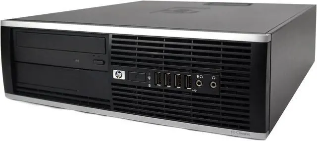 Alt view image 3 of 4 - HP Black Compaq 8300 Desktop Intel i5 Dual Core 3.2GHz 8GB RAM 500GB HDD Intel HD Graphics DVD-RW Windows 10 Home 19'' Display Keyboard Mouse