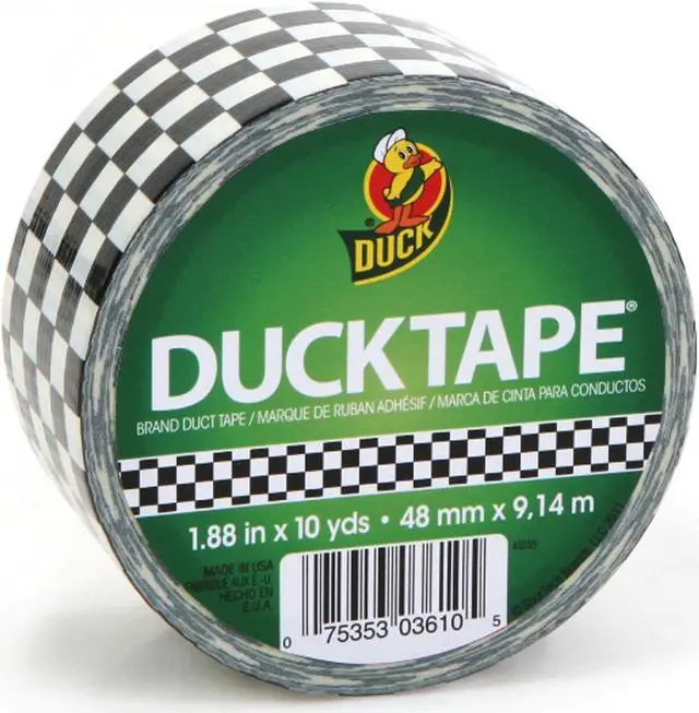 Alt view image 2 of 7 - Patterned Duck Tape 1.88"X10yd-Checkerboard