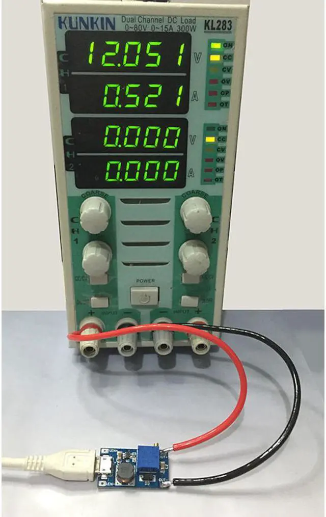 Alt view image 3 of 6 - 5pcs JacobsParts DC-DC Micro-USB Step Up Boost Module 2-24V Input 5V 9V 12V 28V Adjustable Output Power Converter MT3608
