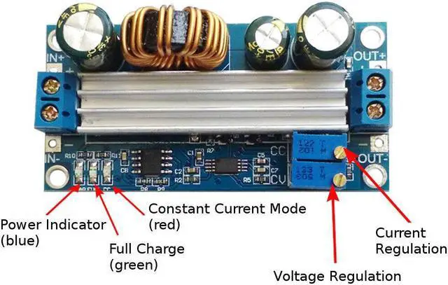 Alt view image 2 of 2 - 60W DC Buck Boost Voltage Converter Constant Current Module Step Power Up / Down