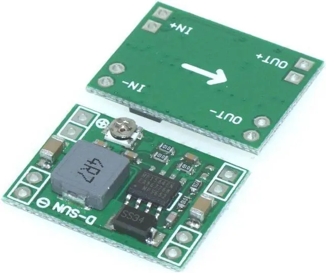 Alt view image 3 of 3 - 5pcs JacobsParts MP1584 3.3V Fixed Output 3A DC Step Down Converter Buck Module 4.5-28V in
