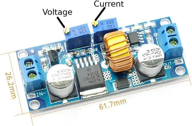 Alt view image 2 of 3 - XL4015 36V 5A DC Buck Step Down Voltage Converter Constant Current Power Module