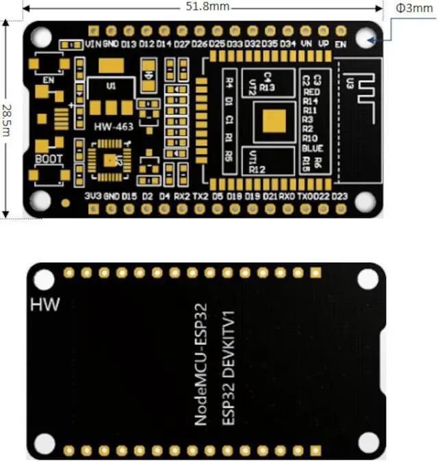 Alt view image 6 of 6 - ESP32 ESP-WROOM-32 ESP-32S Development Board Arduino 2.4GHz WiFi & Bluetooth
