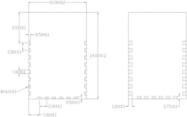 Alt view image 5 of 5 - ESP-C3-12F ESP32-C3 RISC-V MCU 2.4GHz WiFi Bluetooth Microcontroller Module 4MB