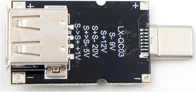 Alt view image 4 of 6 - USB C Type-C QC 2.0 3.0 DC Voltage Trigger Module 9V 12V 20V Adjustable Power