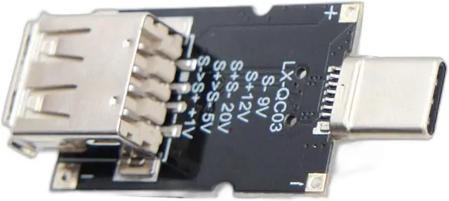 Alt view image 5 of 6 - USB C Type-C QC 2.0 3.0 DC Voltage Trigger Module 9V 12V 20V Adjustable Power