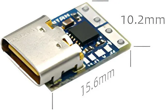 Alt view image 2 of 4 - USB-C PD Type-C DC Fixed Voltage Power Trigger Module 12V 5A Female