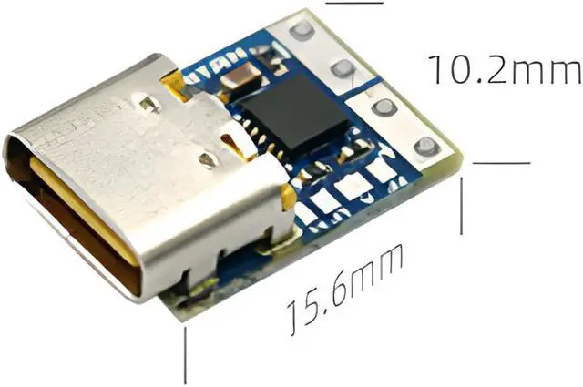 Alt view image 4 of 6 - USB-C PD Type-C DC Fixed Voltage Power Trigger Module 9V 5A Female
