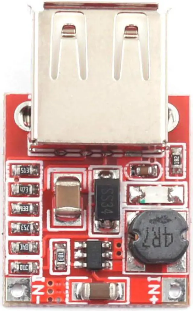 Alt view image 4 of 5 - DC Boost Module 3.7V 1-5V Input 5V 1.5A USB Output Up to 96% Efficiency