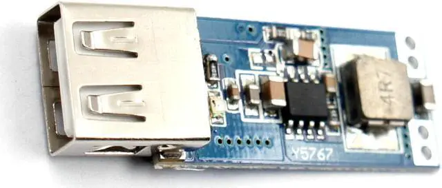 Alt view image 4 of 5 - 2pcs DC Boost Module 3V 3.3V 3.7V 4.2V Input 5V 2A USB Output 10W DIY Power Bank