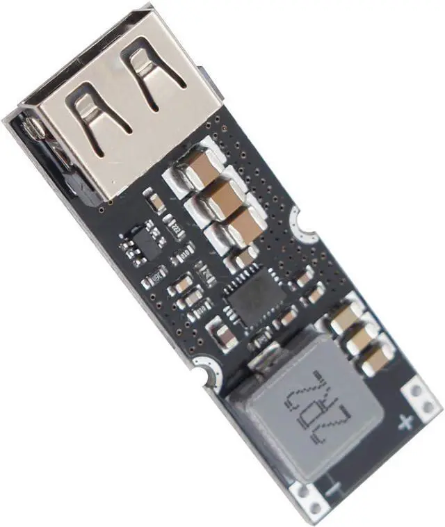 Alt view image 2 of 4 - (2-Pack) JacobsParts 24W USB Fast Charge QC 3.0 Boost Module 3.7V Battery Input 5V 9V 12V Output DIY Power Bank