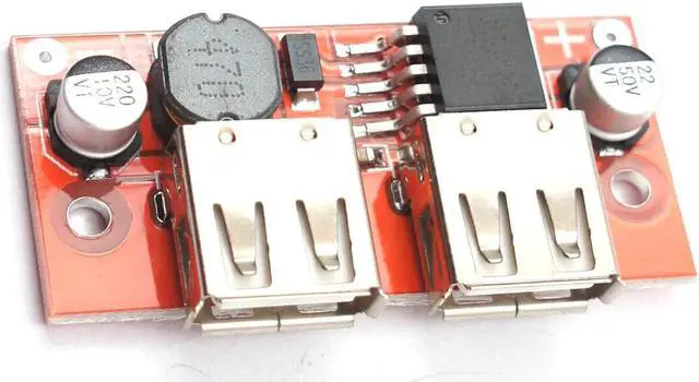 Main image of 15W Dual USB 5V 3A DC Buck Voltage Step-down Power Module 9V 12V 24V 36V LM2596