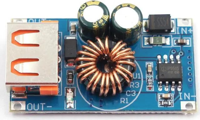 Alt view image 2 of 5 - 24W USB QC 3.0 Fast Charge Step-down Buck Module Power 6-30V DC Input