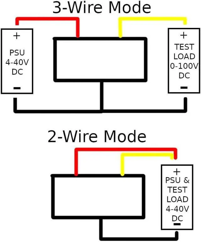 Alt view image 5 of 5 - Ultra-small 0-100V DC 3-Wire Voltmeter 3-Digit LED Volt Meter Voltage Tester