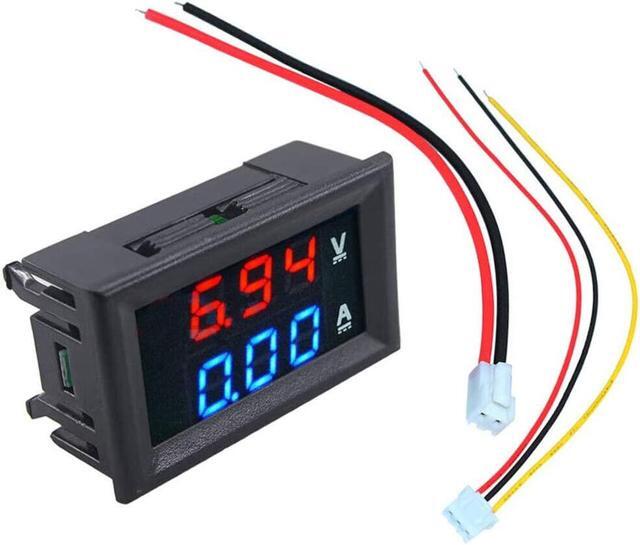 Alt view image 2 of 7 - DC 100V 10A Voltmeter Ammeter LED Dual Volt Amp Meter Voltage Current Tester