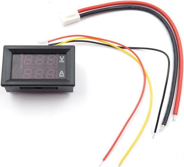 Alt view image 3 of 7 - DC 100V 10A Voltmeter Ammeter LED Dual Volt Amp Meter Voltage Current Tester