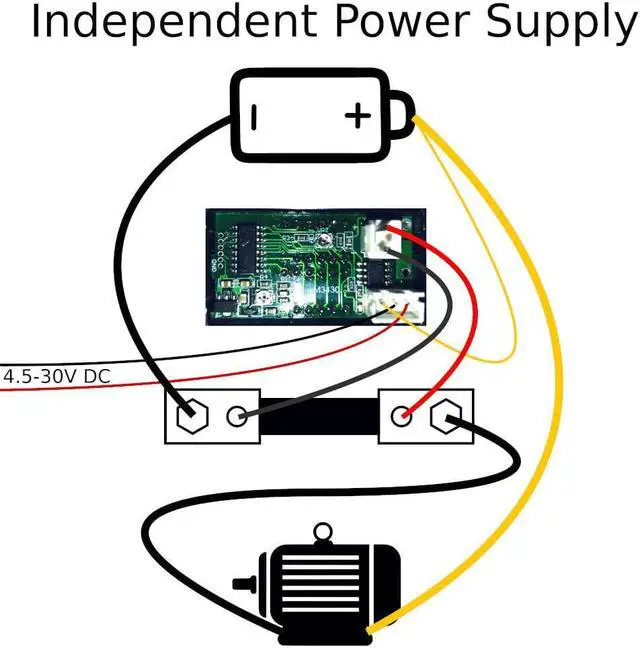 Alt view image 6 of 7 - DC 100V 100A Voltmeter Ammeter Volt Amp Meter Voltage Current Tester with Shunt