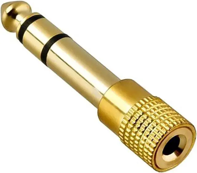 Main image of 6.35mm 1/4" Male to 3.5mm 1/8" Female TRS Stereo Audio Headphone Adapter