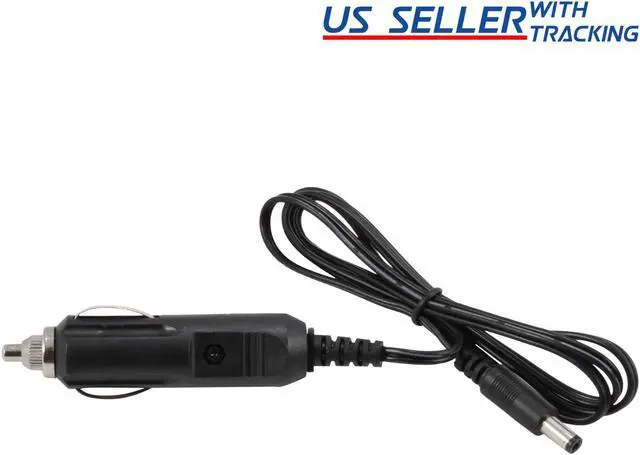 Alt view image 2 of 4 - 12V DC Car Charger Power Suppy Cable Cord Cigarette Lighter Plug 5.5mm x 2.1mm