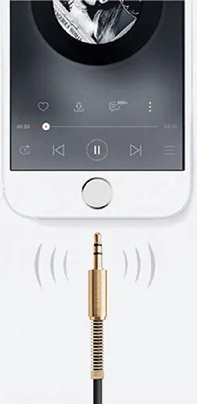 Alt view image 2 of 4 - 3ft Aux Cable 3.5mm 1/8" Male to Male Stereo Auxiliary Car Audio Cord