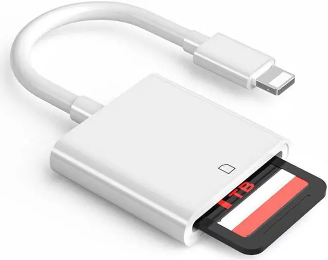 Main image of SD Card Adapter Camera Reader for iPad iPhone 6 6S 7 8 Plus 11 12 Pro X Xs Max