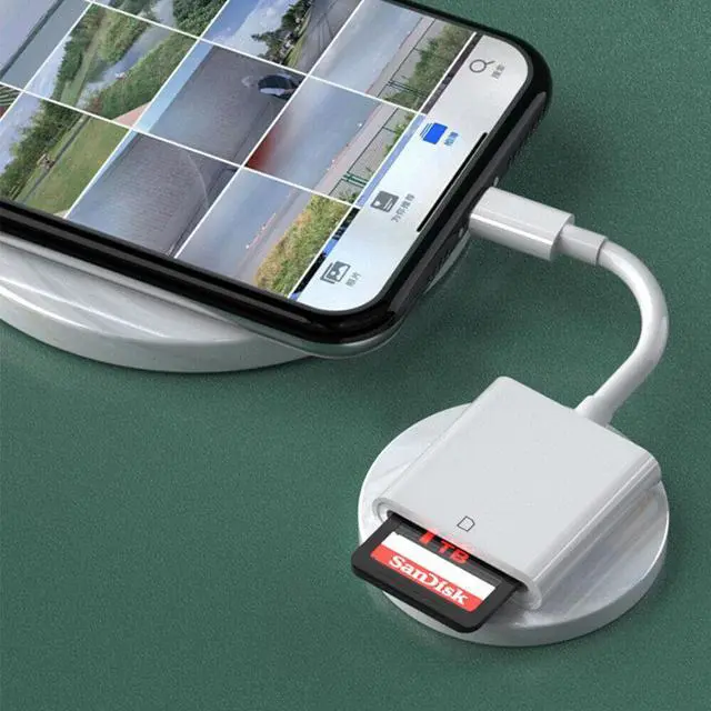 Alt view image 5 of 6 - USB Type C to USB-C OTG Adapter SD Card Reader for Android MacBook Windows