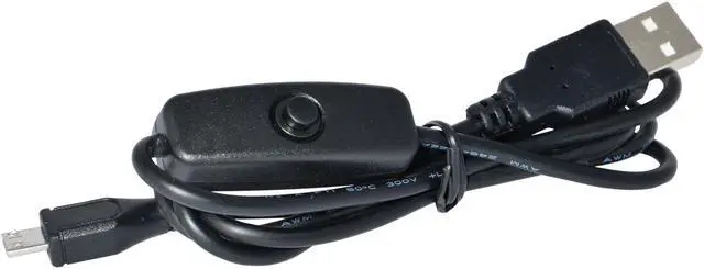 Main image of 3A Micro USB Cable with ON/OFF Switch Power Button Raspberry Pi & Phone Charging