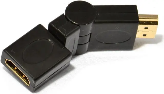 Main image of HDMI Male Female Flexible Right Angle Connector Swivel Adapter Extender 4K 1080P