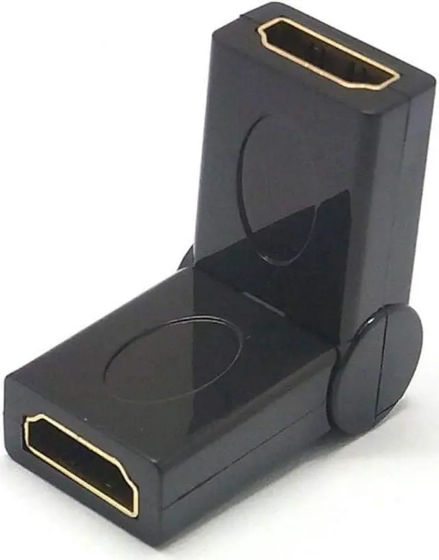 Main image of JacobsParts HDMI 1.4 Multi Angle Swivel Coupler Adapter Connector Extender 4K 1080P (Female to Female)