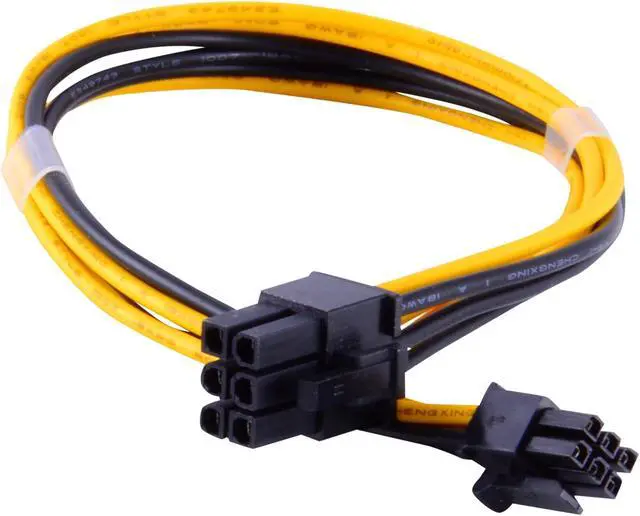 Main image of JacobsParts PCI Express Mini 6-pin to 6-pin PCI-e Video Card Power Cable for Apple Mac Pro Tower / Power Mac G5