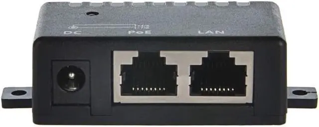 Main image of JacobsParts Passive PoE Power Over Ethernet DC Injector Splitter with 5.5mm x 2.1mm DC Connector for 802.3af IP Phone WLAN AP