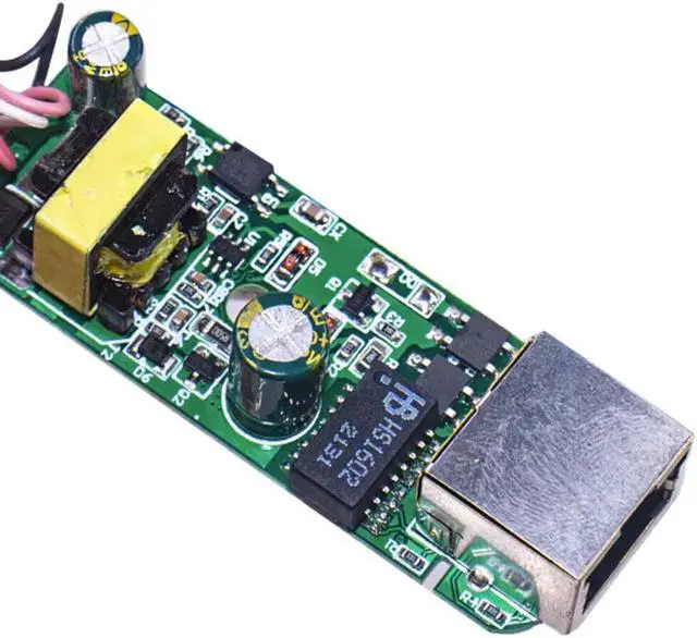 Alt view image 4 of 5 - PoE Splitter 48V to 5V 2.4A Micro-USB Adapter IEEE 802.3af IP Camera Pi & More