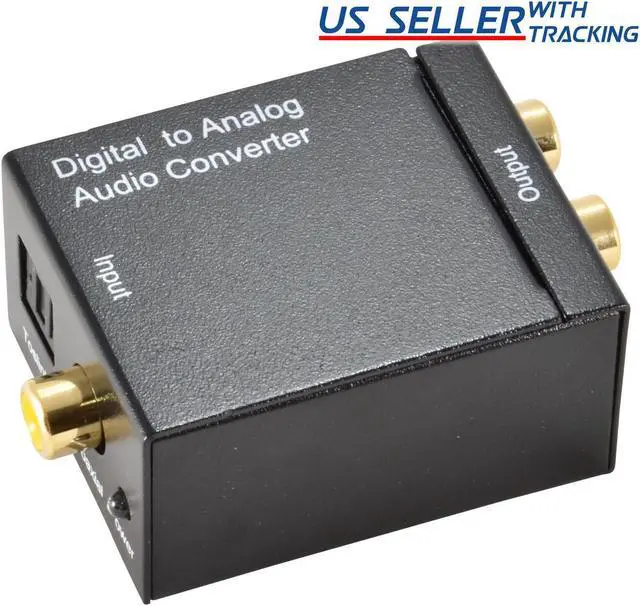Alt view image 2 of 5 - Digital Optical Coax to Analog RCA Audio Converter