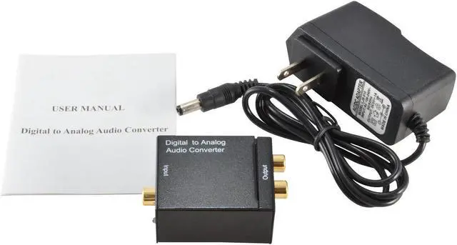 Alt view image 5 of 5 - Digital Optical Coax to Analog RCA Audio Converter