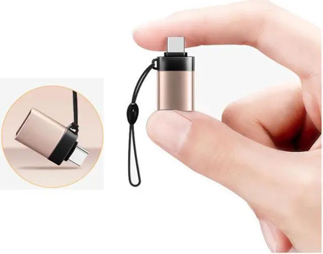 Alt view image 2 of 3 - 2-Pack USB C Adapter Hi-speed OTG USB Type C to USB-A 3.0 Convertor