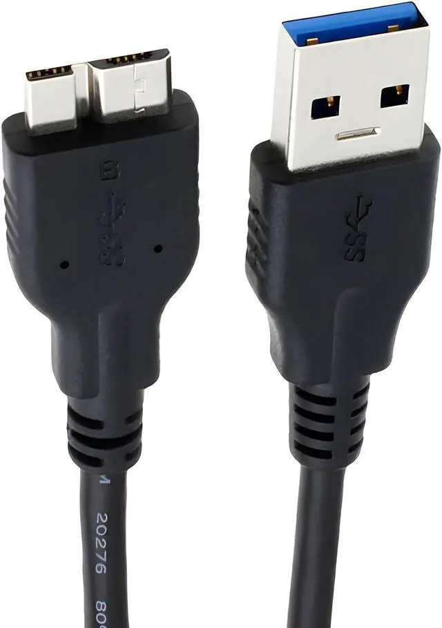 Alt view image 2 of 7 - 1.5ft USB 3.0 Type A to Micro B Cable for External Portable Hard Drive HDD SSD