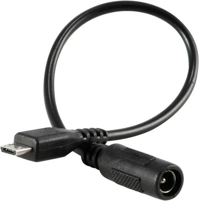 Main image of 5.5x2.1mm DC Barrel Jack to Micro-USB B Male Connector Adapter 5V Power Cable