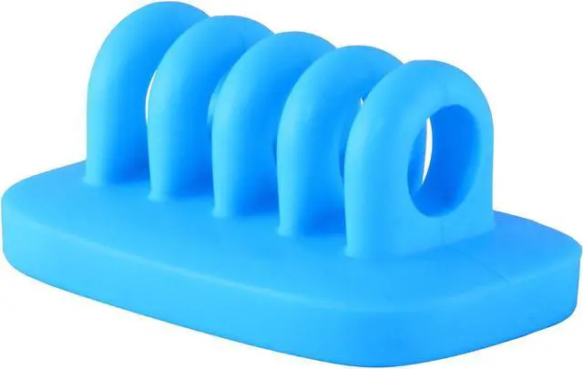 Alt view image 2 of 2 - Cable Clip Holder Weighted Desktop Cord Management Fixture (Blue)